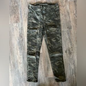AE camo jeans
